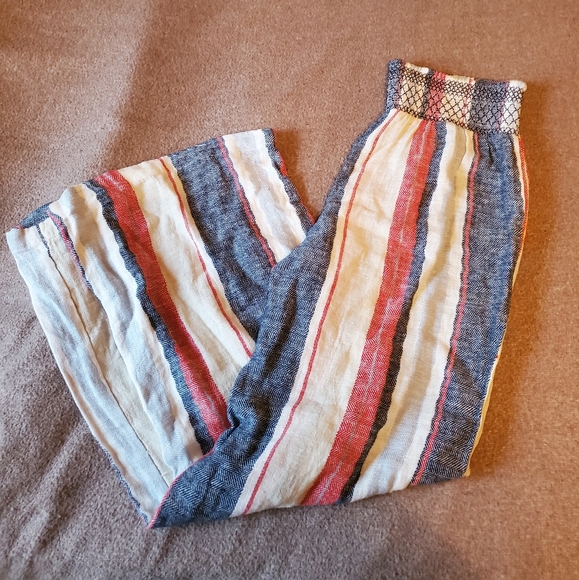Indigo Rein Pants - Striped flowy pants